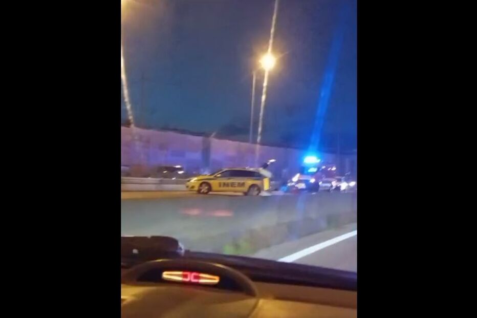 Acidente no IC19 no Cacém