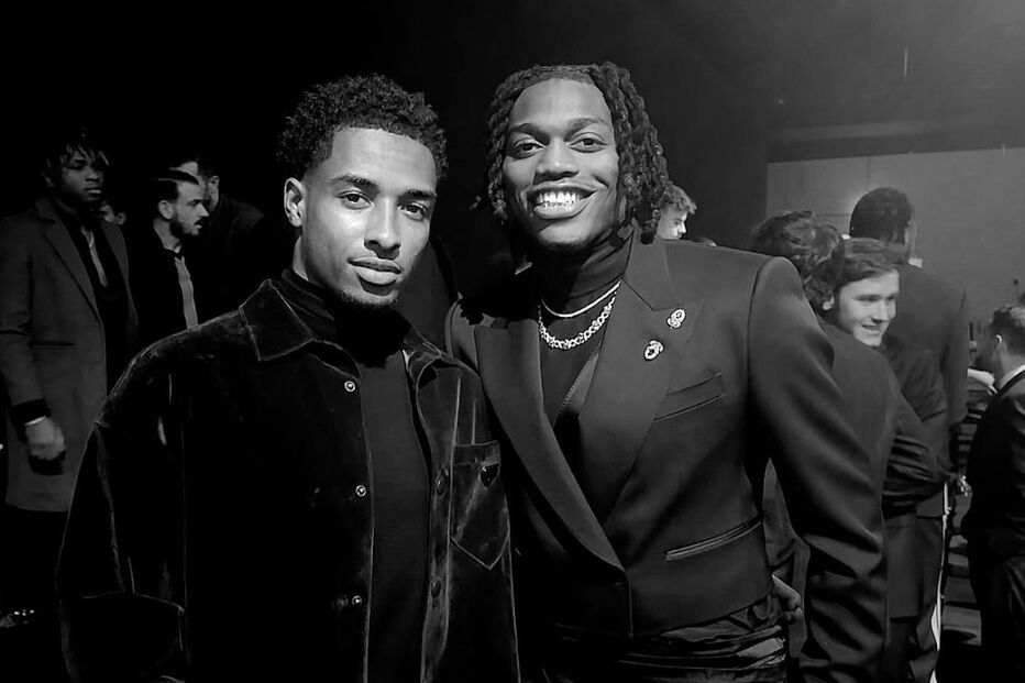 Rafael Leão e Silvano Vos