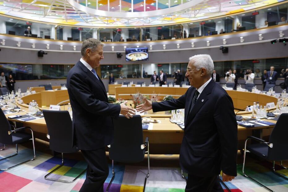 Klaus Iohannis, presidente da Roménia e António Costa 