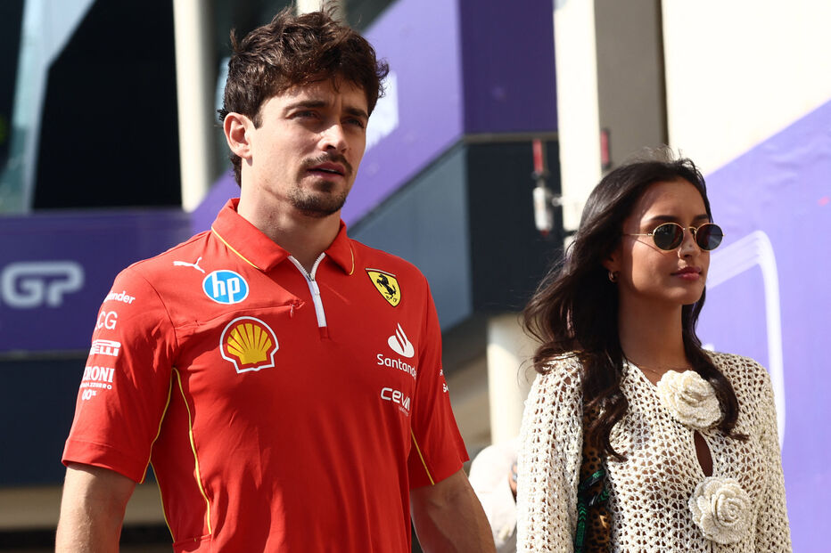 Alexandra Saint, de 21, e Charles Leclerc, 27 