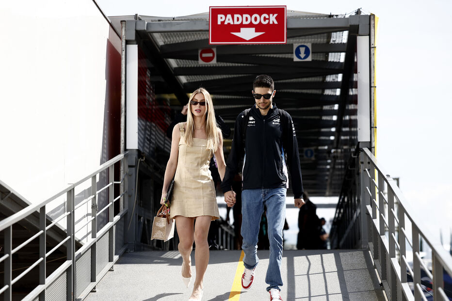 Flavy Barla, de 21, e o francês Esteban Ocon, de 28 