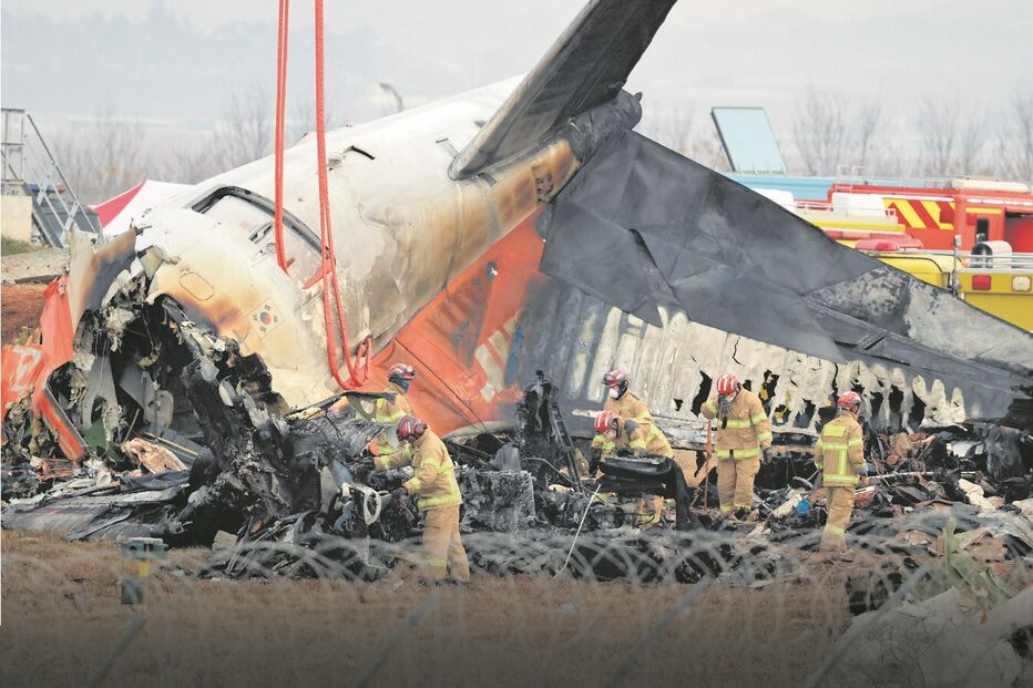 Autoridades ainda procuram apurar as causas do acidente com o avião da Jeju Air, que causou a morte de 179 pessoas 