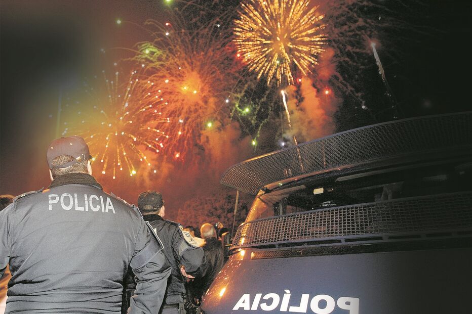 Polícias  vão estar em força  nos locais de maior concentração de pessoas 