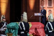 Marcelo Rebelo de Sousa discursa na cerimónia de trasladação de Eça de Queiroz