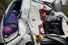 Carro despista-se e cai em ravina com cerca de 20 metros em Mondim de Basto