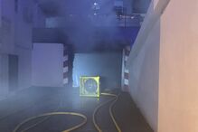 Bombeiros Voluntários de Valença acionados para combater incêndio em prédio em Espanha