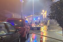 Bombeiros Voluntários de Valença acionados para combater incêndio em prédio em Espanha