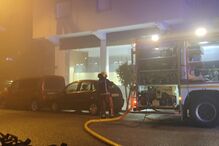 Bombeiros Voluntários de Valença acionados para combater incêndio em prédio em Espanha