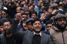 Manifestação contra ação no Martim Moniz