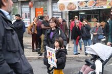 Manifestação contra ação no Martim Moniz