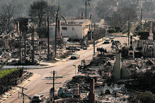Milhares de moradores foram forçados a sair das suas casas 