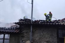 Incêndio em Bragança deixa família desalojada