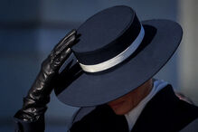 Melania Trump à saída da tomada de posse