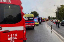 Marginal cortada cerca de 4 horas devido a colisão frontal entre dois carros que causou três feridos em Oeiras