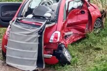Marginal cortada cerca de 4 horas devido a colisão frontal entre dois carros que causou três feridos em Oeiras