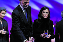 Os reis de Espanha também marcaram presença 