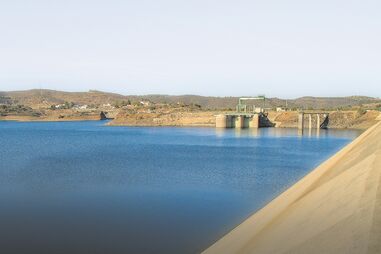 Com 60% da capacidade máxima, Odeleite é das seis barragens do Algarve a que tem maior volume de água armazenada 