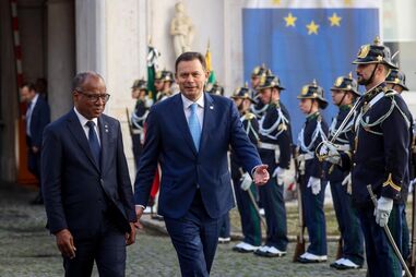 Luís Montenegro e  Ulisses Correia e Silva