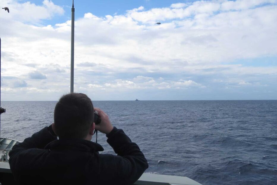 Marinha acompanha 5 navios da Federação Russa ao dobrar o ano.jpeg