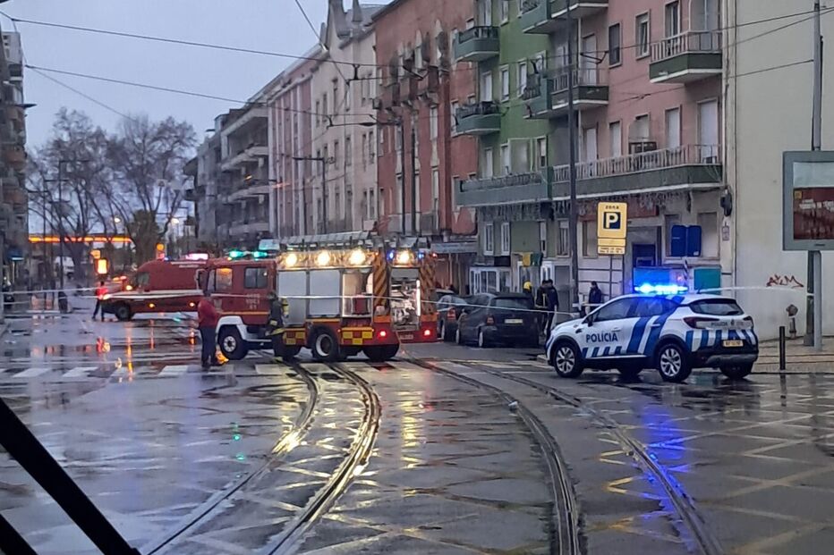 Fuga de gás em Algés