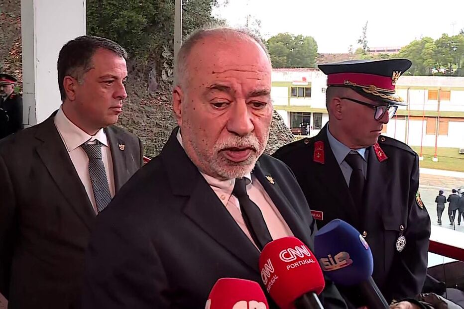 António Nunes, presidene da Liga dos Bombeiros