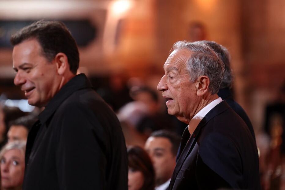 Luís Montenegro e Marcelo Rebelo de Sousa