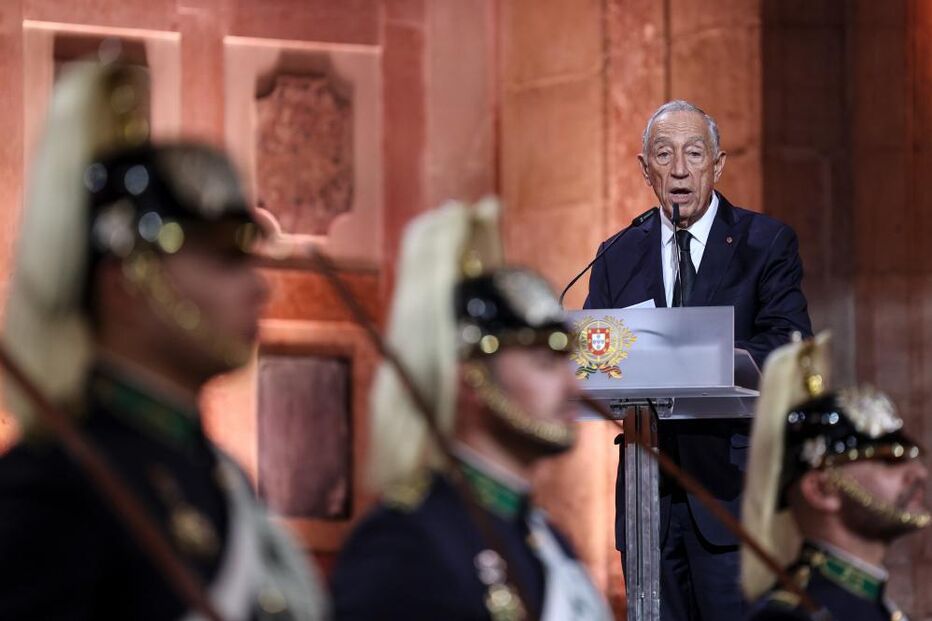 Marcelo Rebelo de Sousa discursa na cerimónia de trasladação de Eça de Queiroz