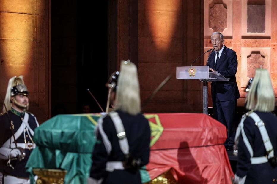 Marcelo Rebelo de Sousa discursa na cerimónia de trasladação de Eça de Queiroz