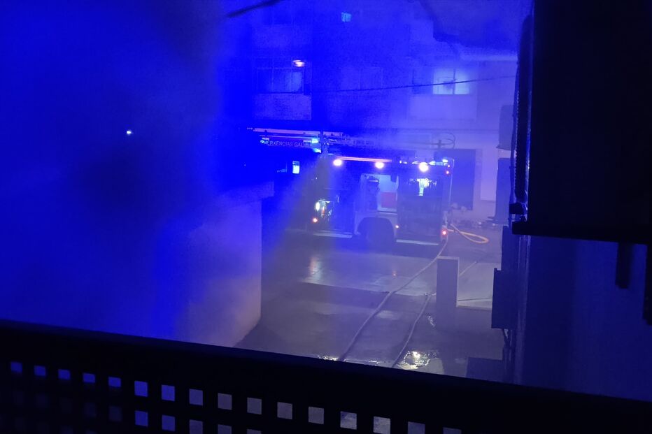 Bombeiros Voluntários de Valença acionados para combater incêndio em prédio em Espanha