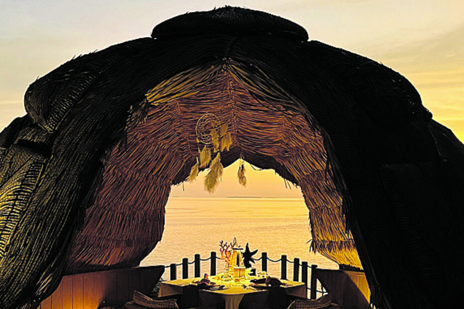 Apresentadora tem partilhado imagens do hotel Joali Beign, onde está instalada