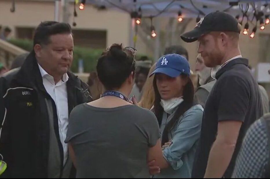 Harry e Meghan ajudam vítimas dos incêndios em LA