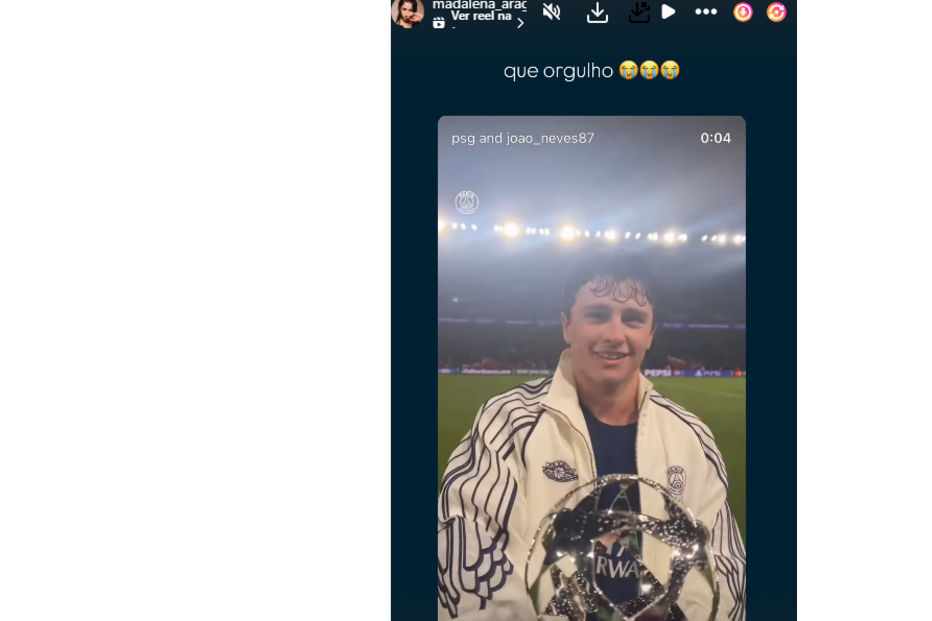 Madalena Aragão orgulhosa de João Neves