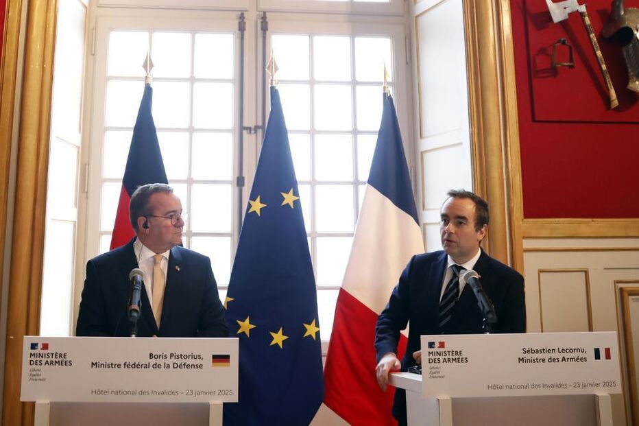 Sébastien Lecornu e Boris Pistorius