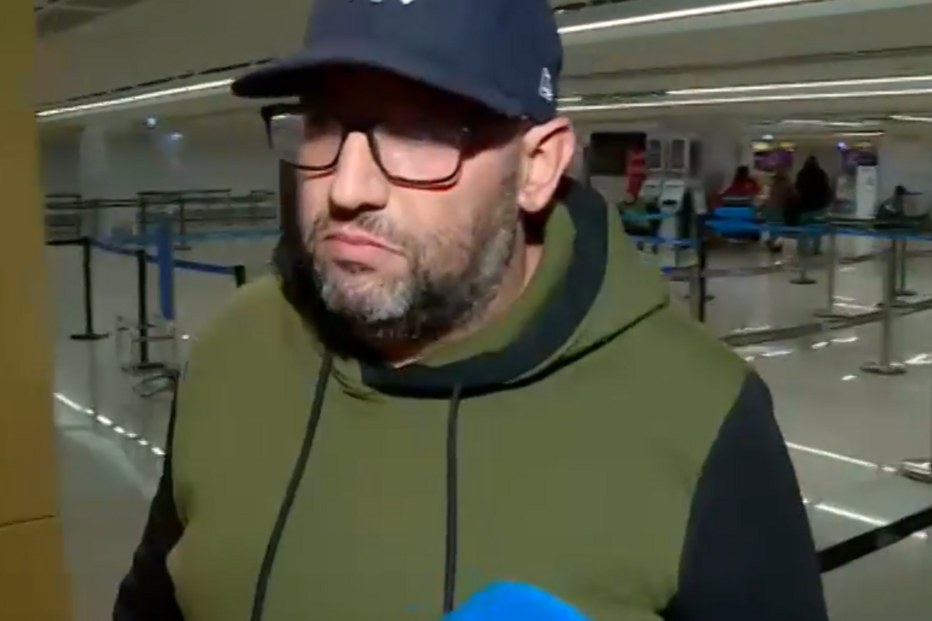 Miguel Arruda no Aeroporto