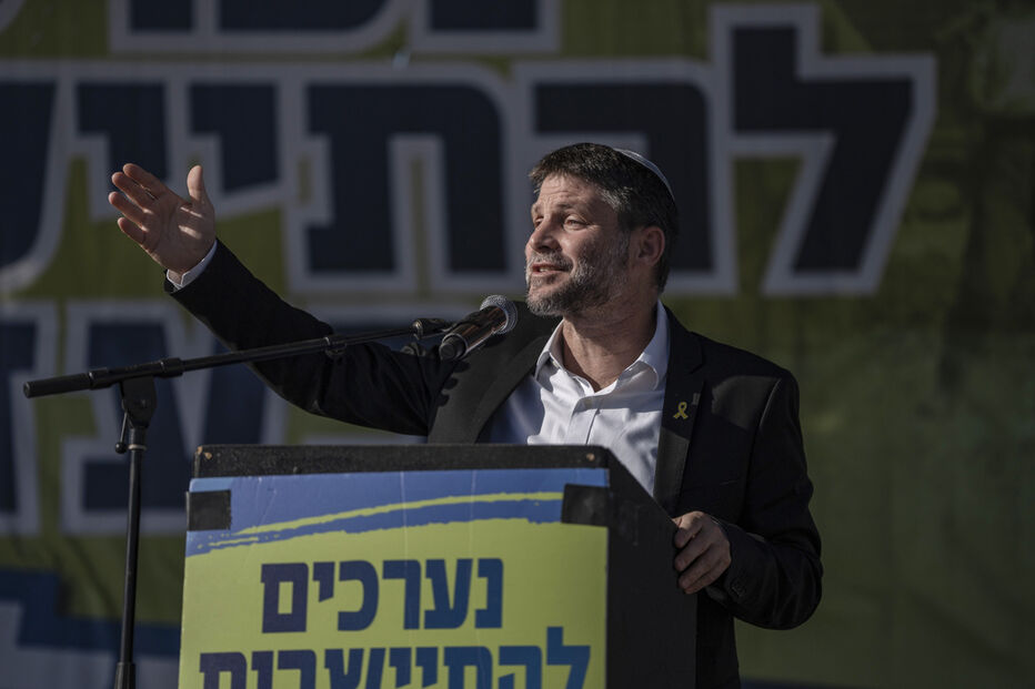 Bezalel Smotrich, ministro das Finanças de Israel