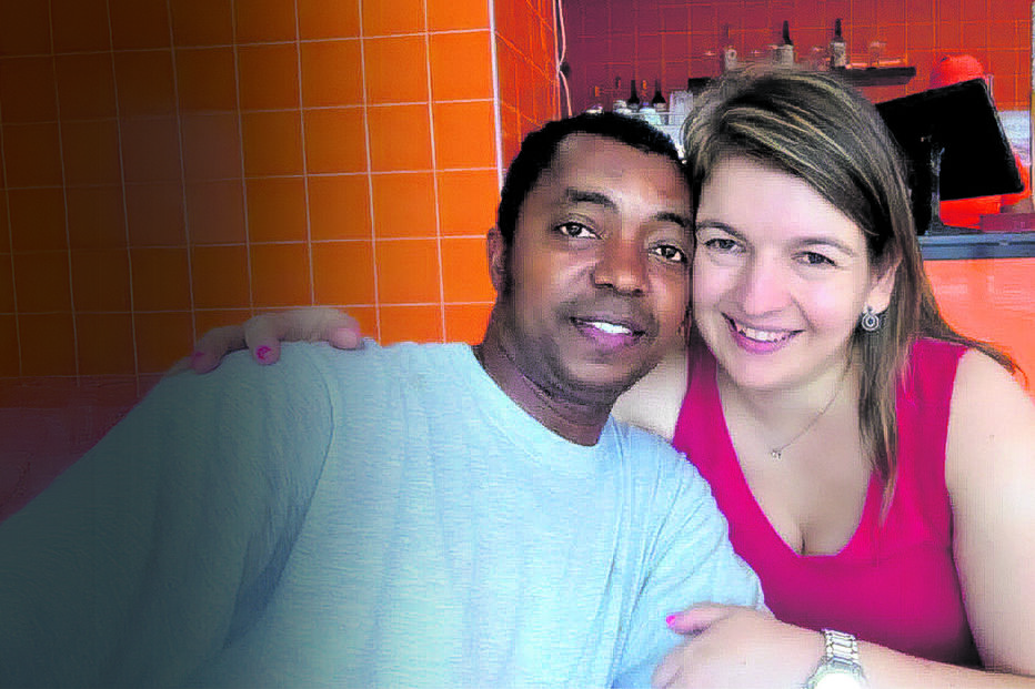 Wilson Baltazar e Fernanda Baltazar conheceram-se em Cabo Verde