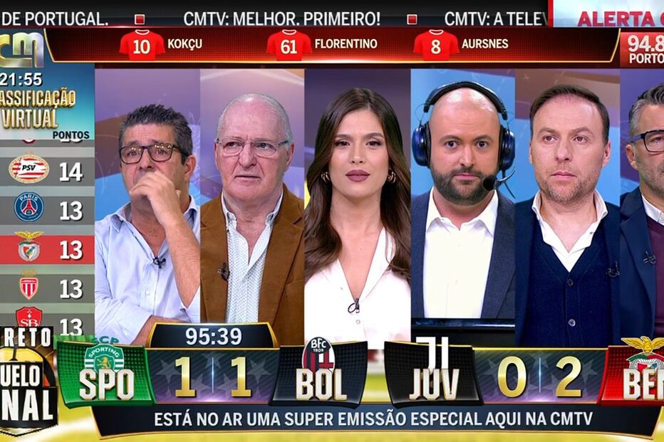 CMTV atinge liderança e vence RTP1 no horário nobre