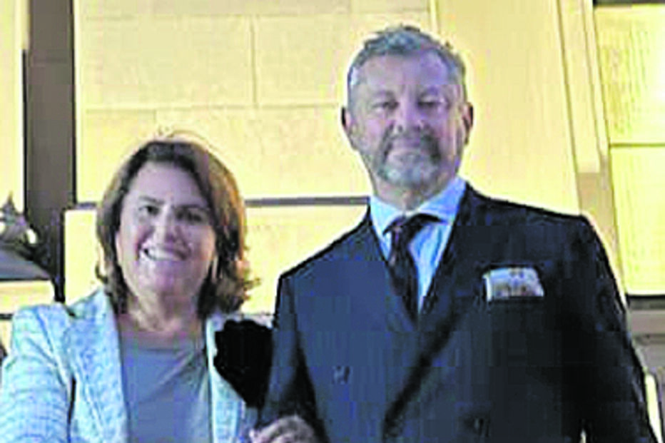 O casal Maria e João Cortez de Lobão