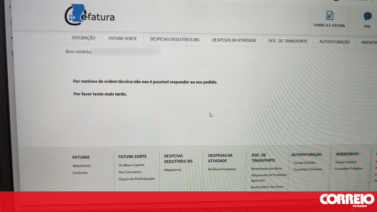 Portal das Finanças com constrangimentos no último dia para validar faturas do IRS