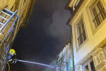 Incendio em prédio devoluto em Arcos de Valdevez 