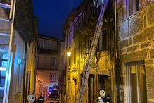 Incendio em prédio devoluto em Arcos de Valdevez 