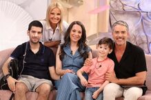 Cristina Ferreira e Cláudio Ramos com Ricardo e a família