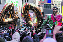 CR7 ganhou estátua em Times Square