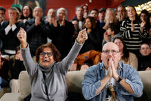 Felicidade dos familiares dos reféns