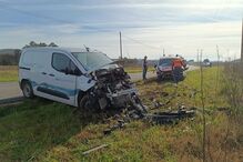 Um morto e três feridos em colisão entre carrinha e ambulância na EN2 em Abrantes. Bombeiro está em estado grave