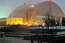 Drone russo ataca escudo protetor do reator 4 da central nuclear de Chernobyl