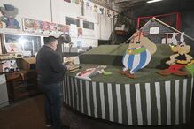 É no pavilhão da Junta de Freguesia de Pataias que se dá vida ao Carnaval