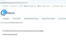 Os problemas dos contribuintes no acesso à página do e-fatura começaram a ser sentidos segunda-feira, na véspera de terminar o prazo inicial