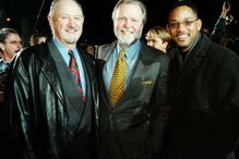 Atores Gene Hackman, Will Smith e Jon Voight em 1998 