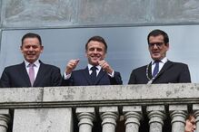 Macron no Porto